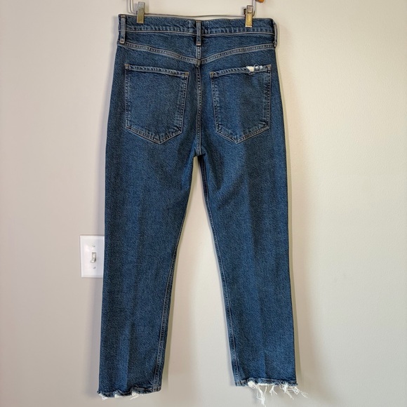 Agolde Riley High Rise Straight Crop Jeans - Picture 3 of 12